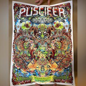 Puscifer poster Baton Rouge River Center Juan Ma Orozco AP 18x24- NEW